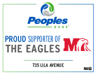 Peoples Bank "Proud Supporters of the Eagles" Panel Advertisement
